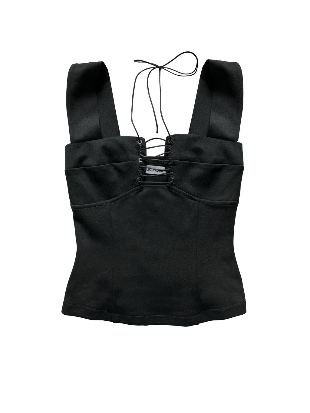 Laced-Up Soft Corset Top