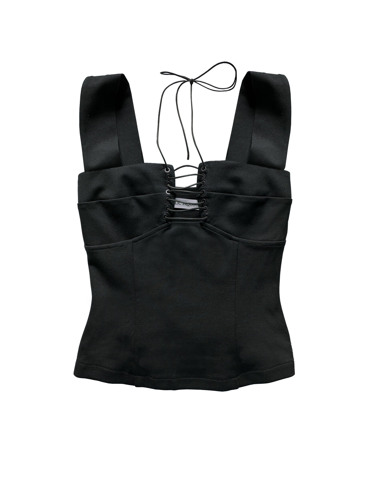 Laced-Up Soft Corset Top