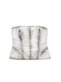 California Washed Cotton Corset Top