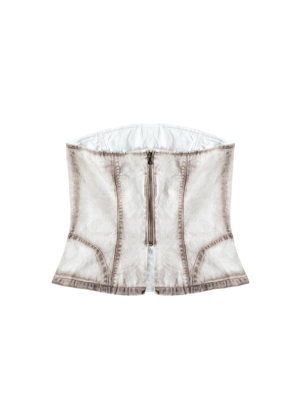 California Washed Cotton Corset Top