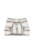 California Washed Cotton Mini Skirt