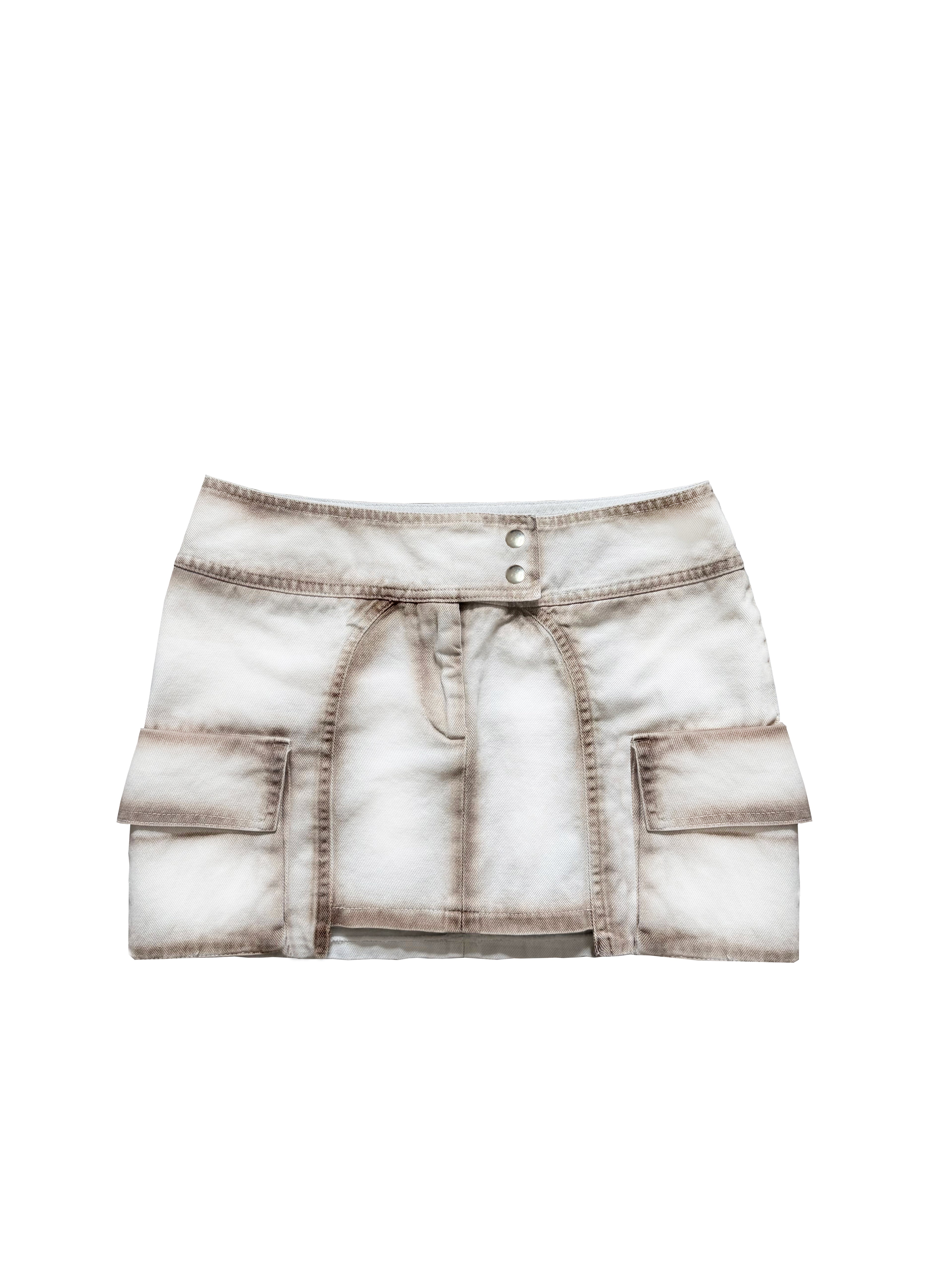 California Washed Cotton Mini Skirt