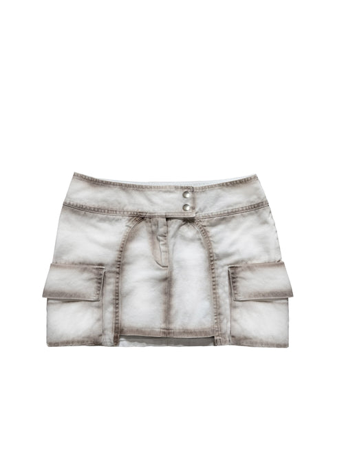 California Washed Cotton Mini Skirt