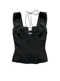 Laced-Up Soft Corset Top